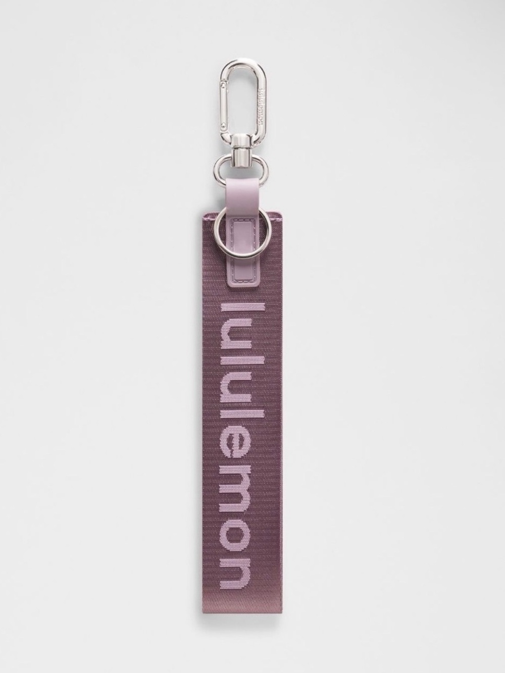 Lululemon Never Lost Keychain Lotus Lavender/Lilac Play/Silver